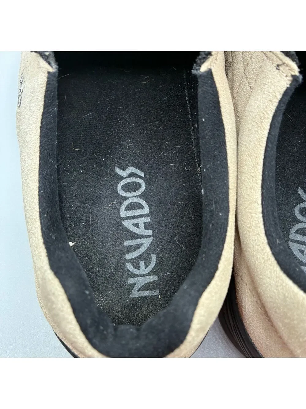 Nevados Butte Suede Slip On Shoes Men’s 13 Tan Hiking Trail Loafers NM02493T
